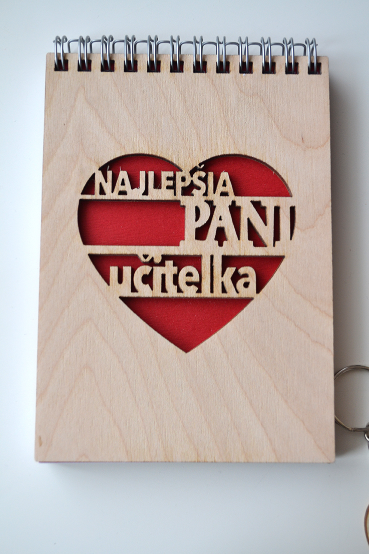 Poznámkový blok pre pani učiteľku